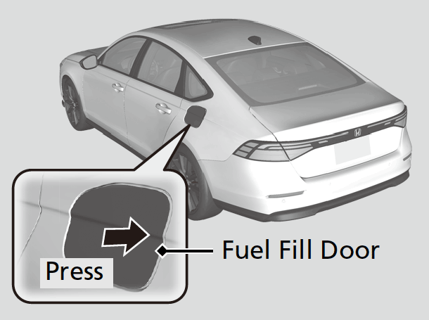 How to Open Gas Tank Honda Accord  